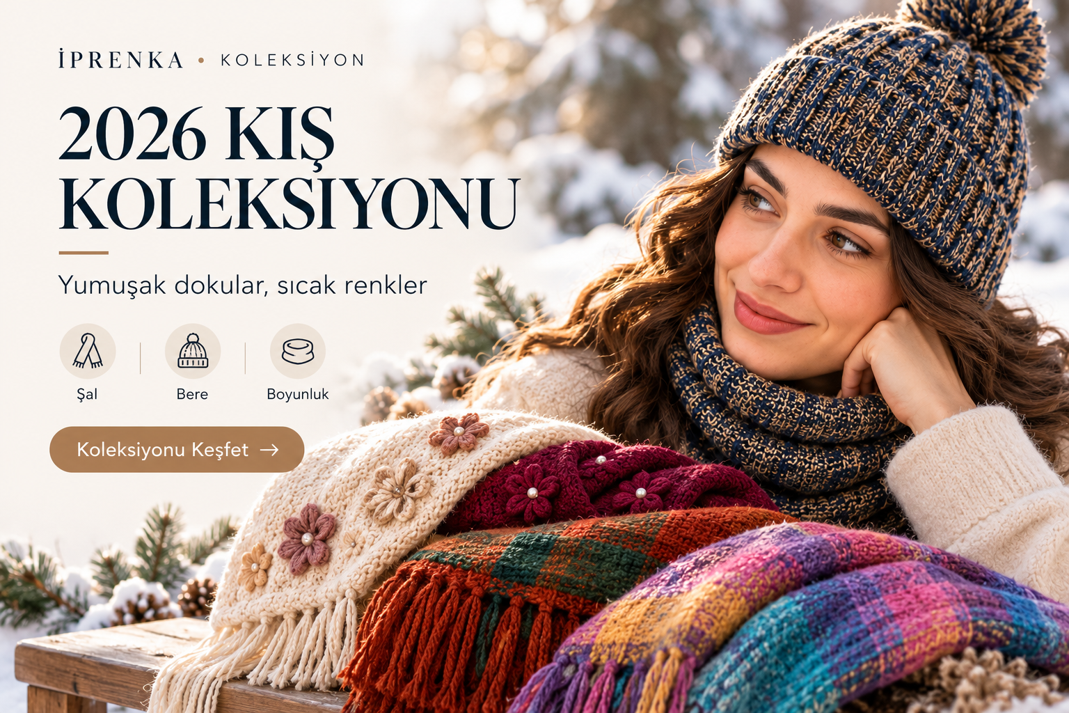 İPRENKA el örgüsü tasarım koleksiyonu